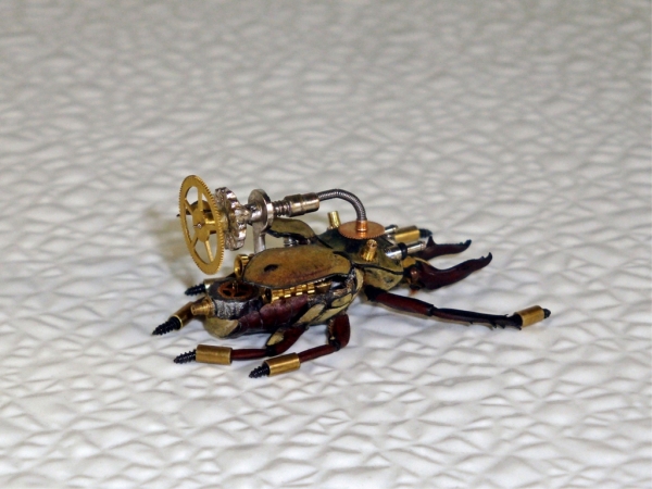 Мои насекомые Steampunk bugs. Жук-Рогач.