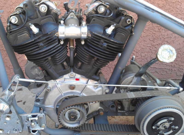 115. Harley-Davidson engine.