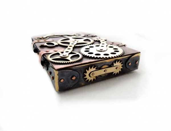 Зажигалка и портсигар в стиле Clockwork
