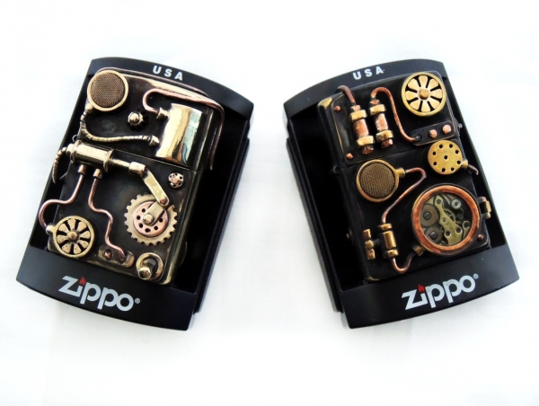 Zippo стимпанк.