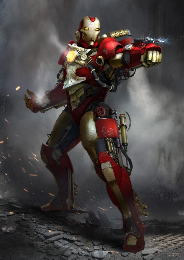 Железный человек в стиле Стимпанк (Steampunk Iron man)