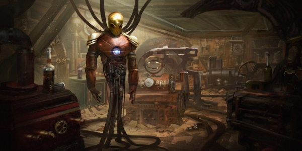 Железный человек в стиле Стимпанк (Steampunk Iron man)