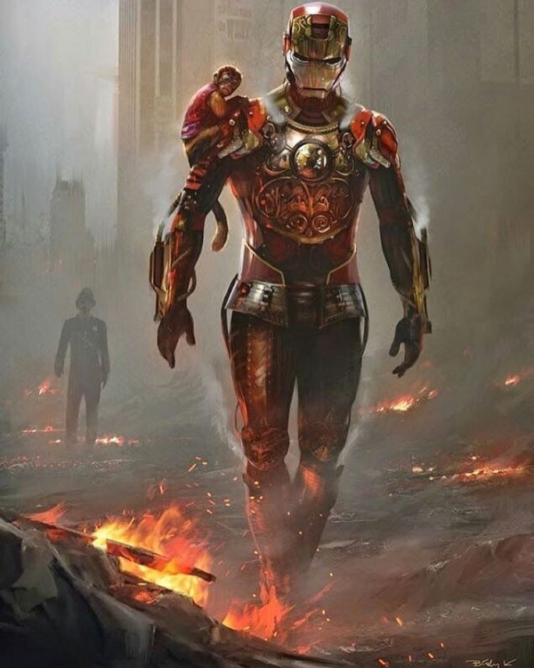 Железный человек в стиле Стимпанк (Steampunk Iron man)