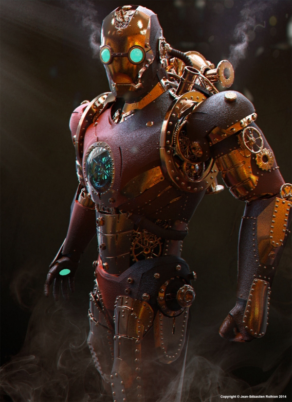 Железный человек в стиле Стимпанк (Steampunk Iron man)