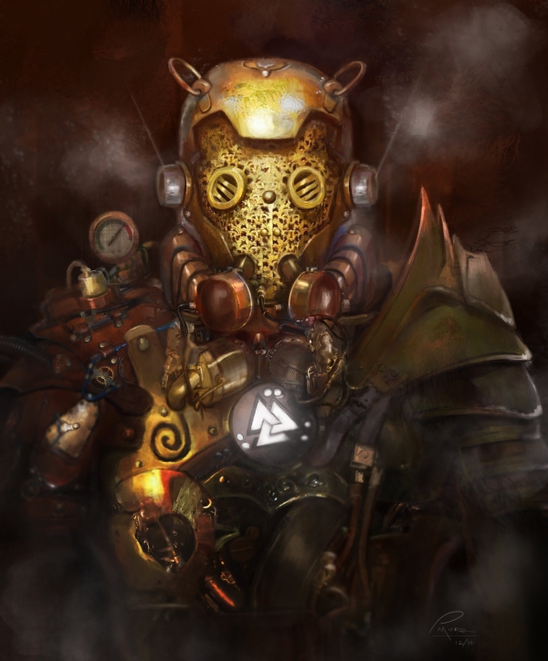 Железный человек в стиле Стимпанк (Steampunk Iron man)