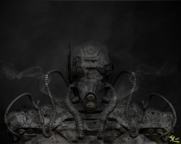 Железный человек в стиле Стимпанк (Steampunk Iron man)