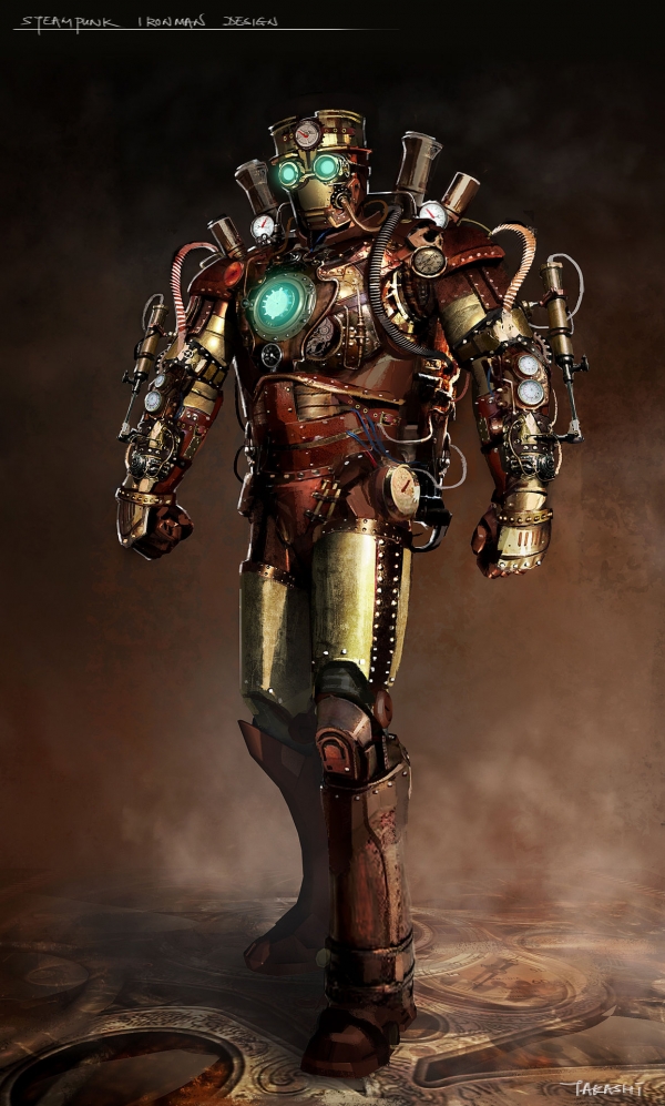 Железный человек в стиле Стимпанк (Steampunk Iron man)