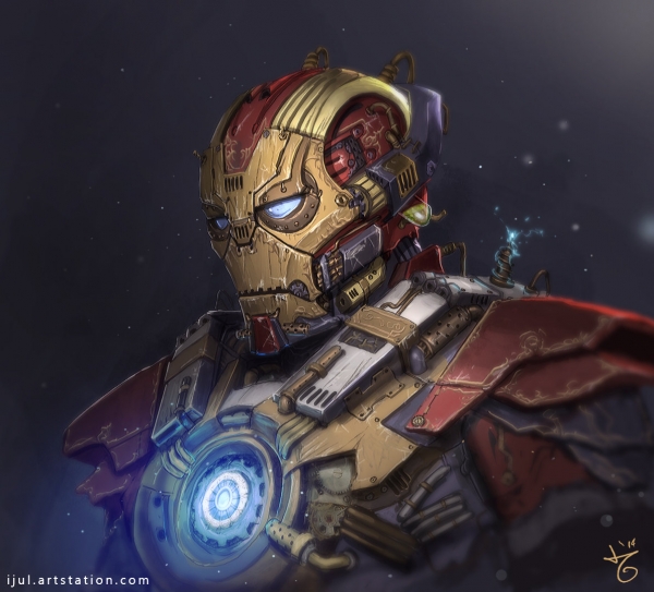 Железный человек в стиле Стимпанк (Steampunk Iron man)