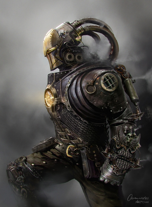 Железный человек в стиле Стимпанк (Steampunk Iron man)