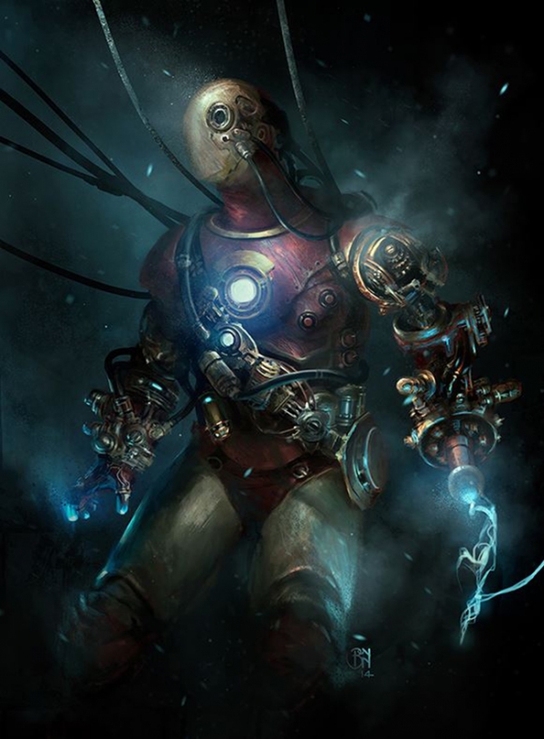 Железный человек в стиле Стимпанк (Steampunk Iron man)