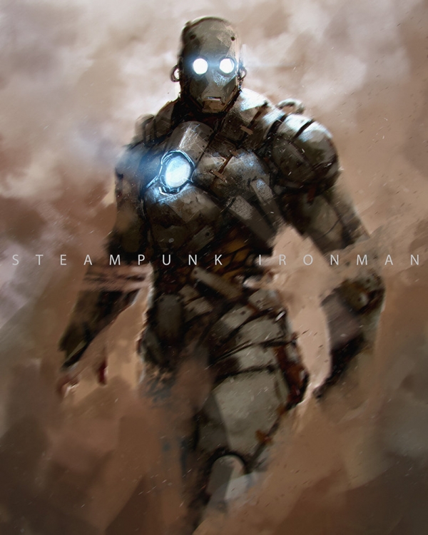 Железный человек в стиле Стимпанк (Steampunk Iron man)