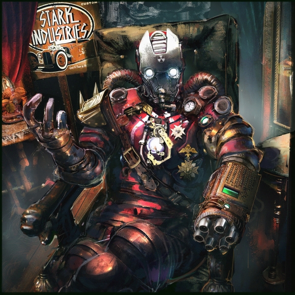 Железный человек в стиле Стимпанк (Steampunk Iron man)