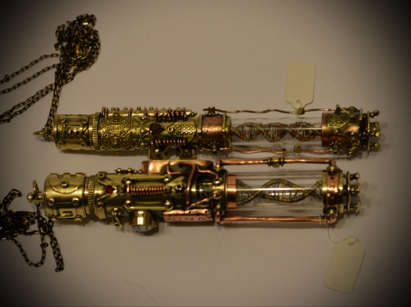 Motorized steampunk flash drive DNA molecule Monster DNA