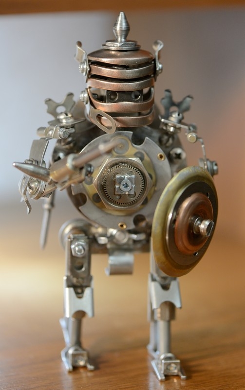 Механический боец. Робот-гладиатор...