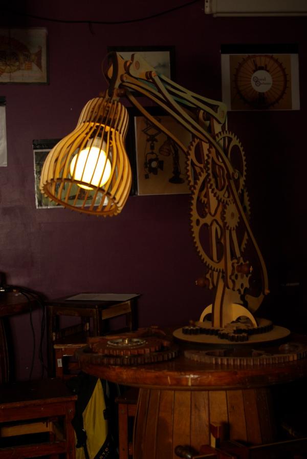Лампа от Wood Mechanics
