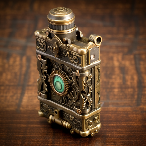 steampunk cigarette lighter midjourney