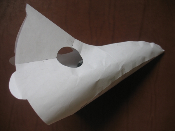 Как сделать самую простую маску Анонимуса из бумаги