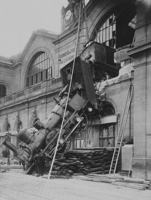 Катастрофа на вокзале 22 октября 1895 г.