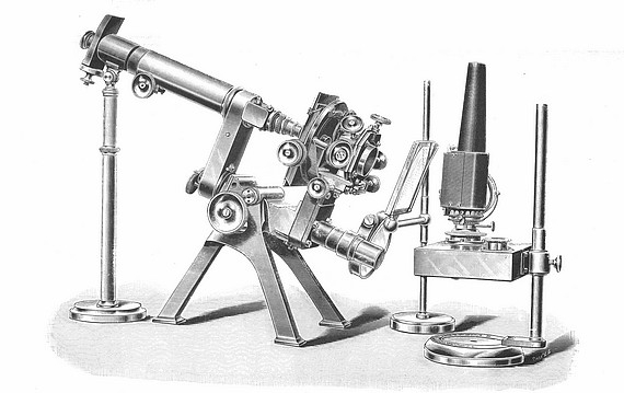 Старинные микроскопы. (Фото 21)