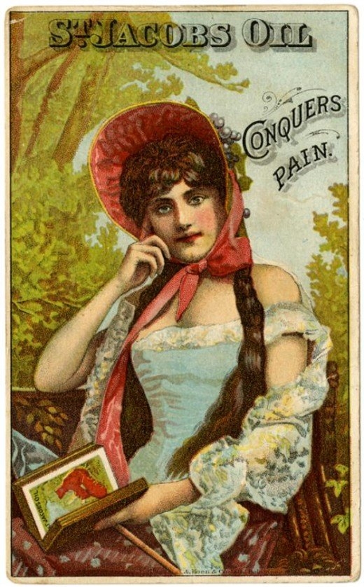 Рекламные открытки на рубеже веков . (Фото 22)