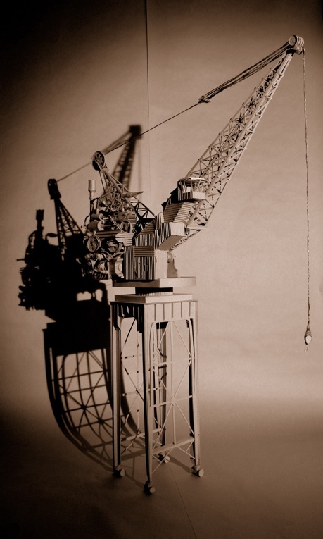 Daniel Agdag - поэзия бумаги, скульптура из картона. Или кто сказал, что замки должны быть воздушными? (Фото 14)
