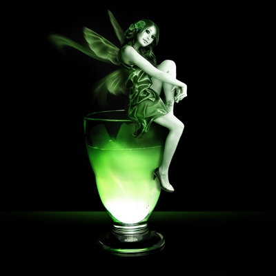 Зелёная фея абсента, ядовитая муза богемы.