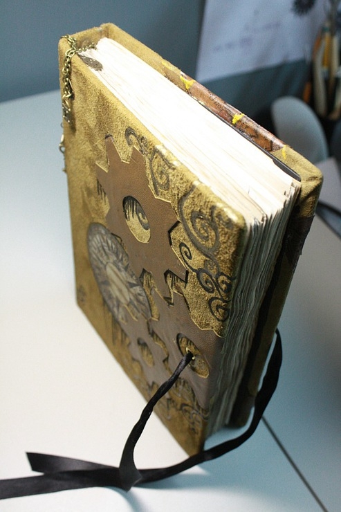 Рукодельная книга под простым названием "Стимпанк" (Фото 16)