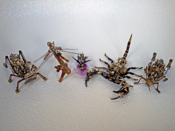 Мои насекомые Steampunk bugs. Скорпион.