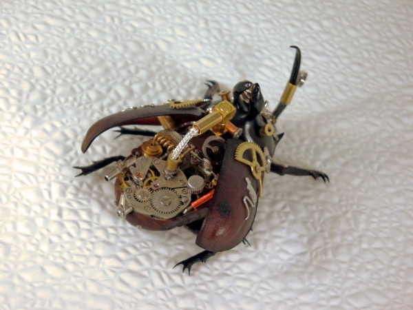 Мои насекомые Steampunk bugs. Жук-Носорог.