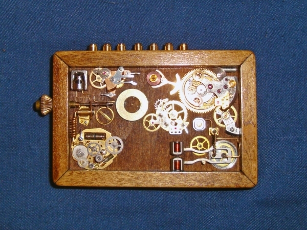 Portable time card machine