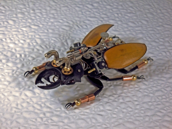 Мои насекомые Steampunk bugs. Жук-Олень.