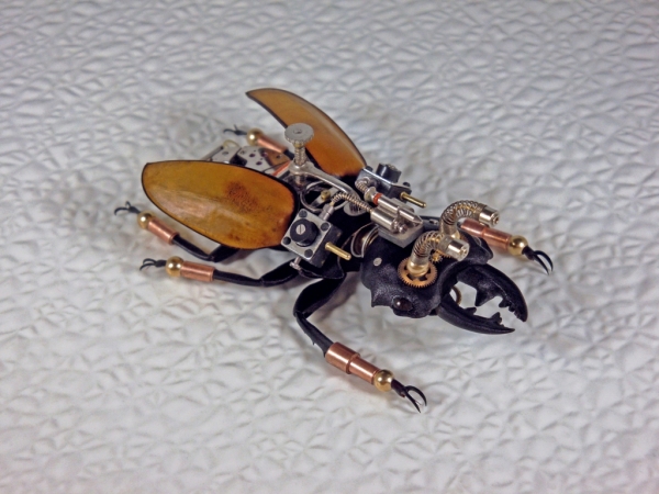 Мои насекомые Steampunk bugs. Жук-Олень.