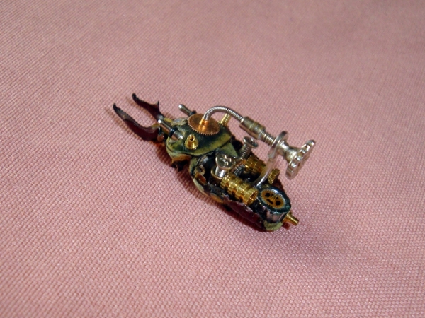 Мои насекомые Steampunk bugs. Жук-Рогач.