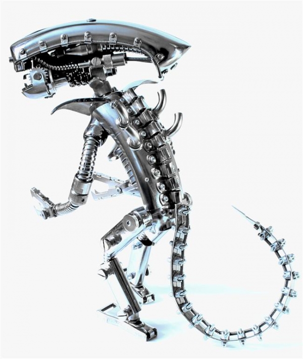 Alien. Metal trash robot (Фото 5)