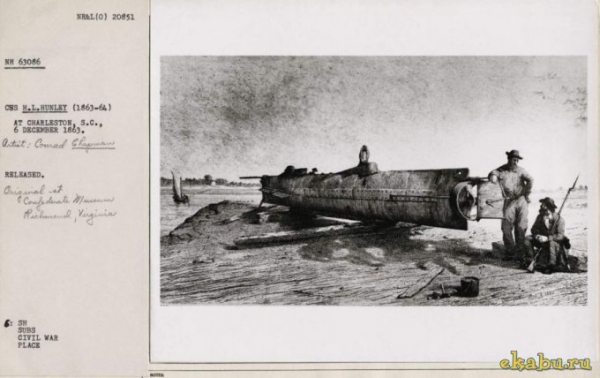 Подводная лодка времен Гражданской войны Севера и Юга (Фото 6)