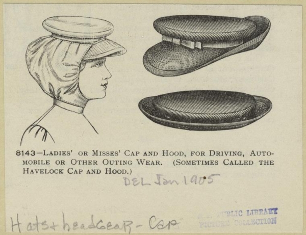 Кепи для водительниц (1905)