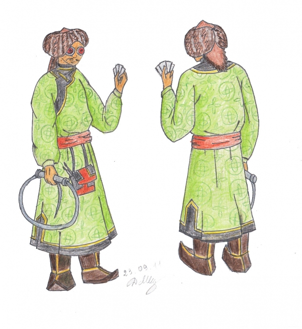 монгольский художник эскиз 5