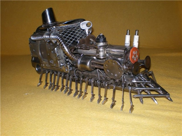 Сороконожка на паровом двигателе с рекуператором. (Фото 2)