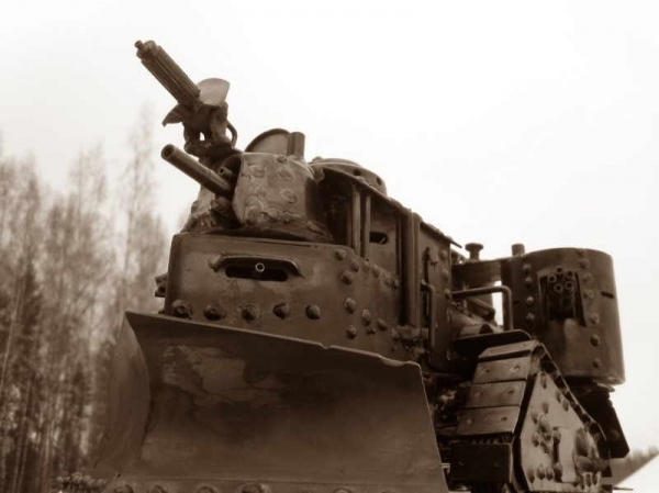 Стим-танк, гусеничный бронепоезд. Ко дню Защитника отечества. (Фото 7)