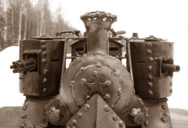 Стим-танк, гусеничный бронепоезд. Ко дню Защитника отечества. (Фото 8)