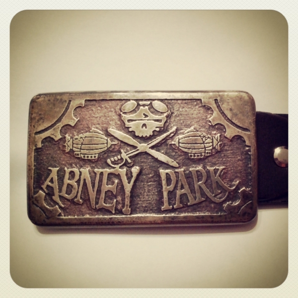 Пряжка Abney Park.