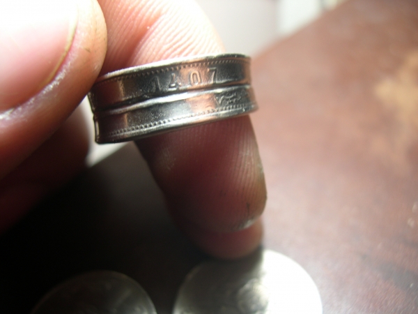 Кольцо из двух монет. (Фото 3)
