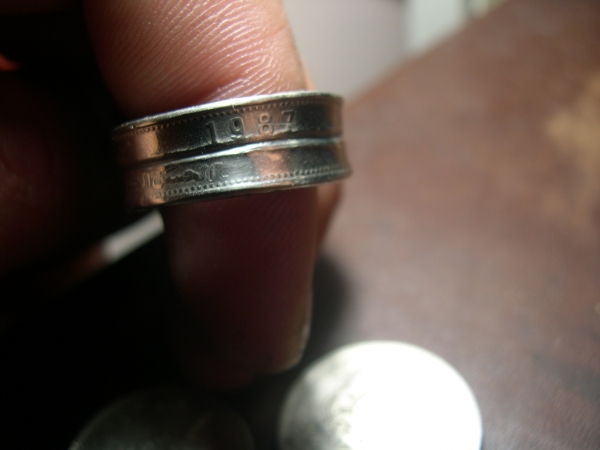 Кольцо из двух монет. (Фото 2)