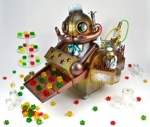 Стимпанковский робот-кондитер