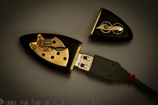 USB Wood Steampunk 16Gb. (Фото 6)