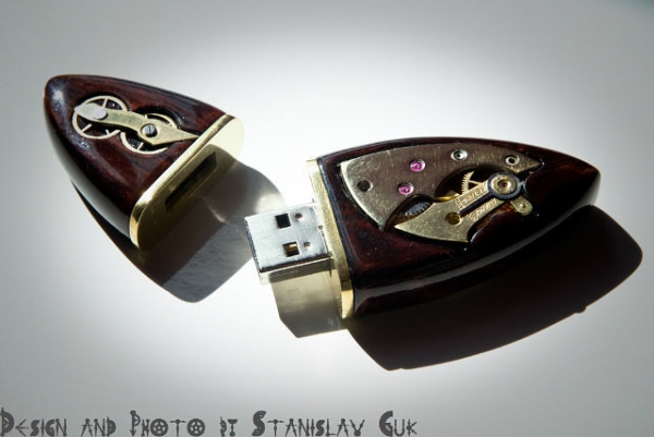 USB Wood Steampunk 16Gb. (Фото 4)