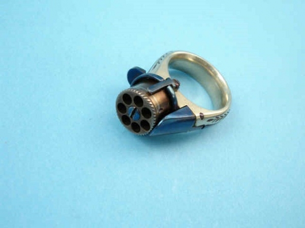 Викторианская эпоха. Бесствольные револьверы, замаскированные под кольцо-печатку (и прочие комбинированные &quot;стволы&quot;) (Фото 4)
