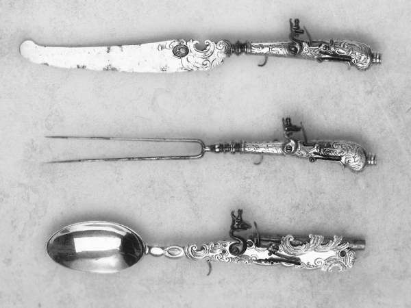 Викторианская эпоха. Бесствольные револьверы, замаскированные под кольцо-печатку (и прочие комбинированные &quot;стволы&quot;) (Фото 40)