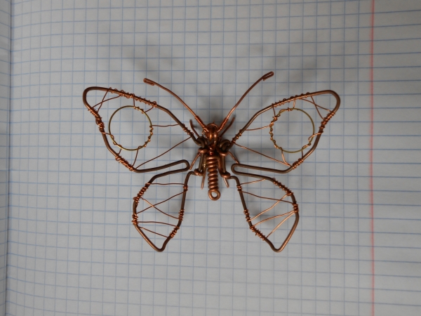 Бабочка из проволоки (Фото 2)
