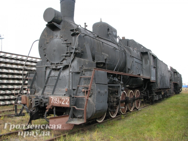 В городе Лида реконструируют уникальный экспонат – угольный паровоз.